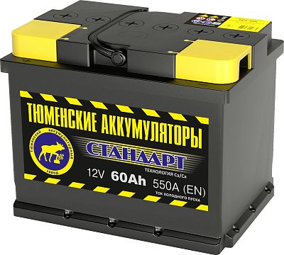 Автомобильный аккумулятор TYUMEN Battery STANDART 6CT-60.1 L