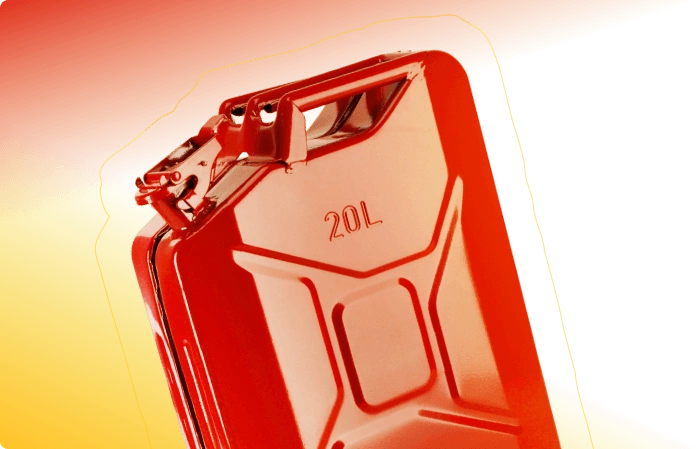 Бак бензина в подарок